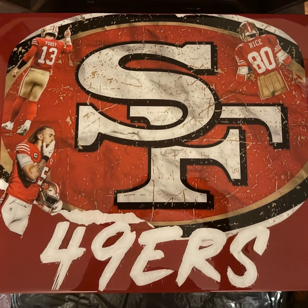 San Francisco 49ers Customized TV Tray Table